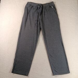 Polo Ralph Lauren Joggers Mens XL Gray Sleepwear Waffle Knit Thermal Pants